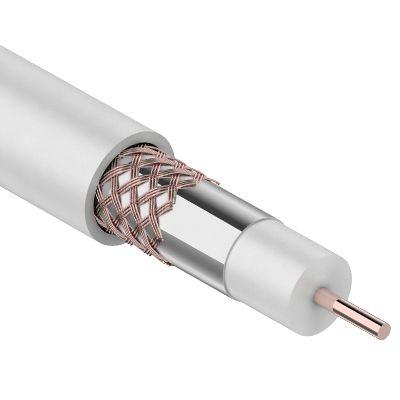 Кабель RG-6U+CU Cu/AL/Cu 48х0.12 75 Ом бухта Б (м) REXANT 01-2221 Кабель RG-6U+CU Cu/AL/Cu 48х0.12 75 Ом бухта Б (м) REXANT 01-2221