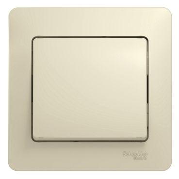 Выключатель 1-кл. СП Glossa 10А IP20 (сх. 1) 10AX в сборе беж. SE GSL000212 Выключатель 1-кл. СП Glossa 10А IP20 (сх. 1) 10AX в сборе беж. SE GSL000212