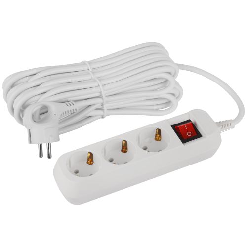 Удлинитель 3х10м с заземл. 16А IP20 GREEN LINE UDL-16-3100-ES ПВС 3х1 с выкл. Эра Б0065040 Удлинитель 3х10м с заземл. 16А IP20 GREEN LINE UDL-16-3100-ES ПВС 3х1 с выкл. Эра Б0065040