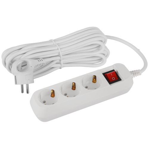 Удлинитель 3х7м с заземл. 16А IP20 GREEN LINE UDL-16-370-ES ПВС 3х1 с выкл. Эра Б0065012 Удлинитель 3х7м с заземл. 16А IP20 GREEN LINE UDL-16-370-ES ПВС 3х1 с выкл. Эра Б0065012