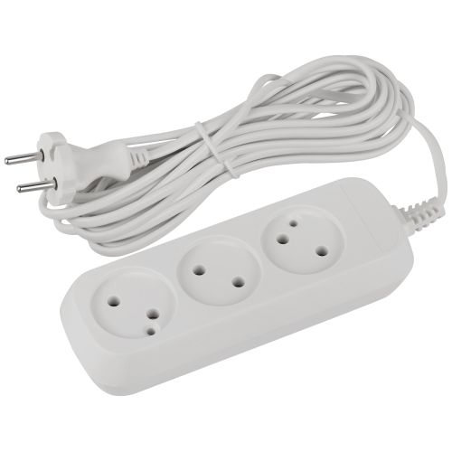 Удлинитель 3х5м без заземл. 6А IP20 GREEN LINE UDL-6-350 ШВВП 2х0.75 Эра Б0065070 Удлинитель 3х5м без заземл. 6А IP20 GREEN LINE UDL-6-350 ШВВП 2х0.75 Эра Б0065070