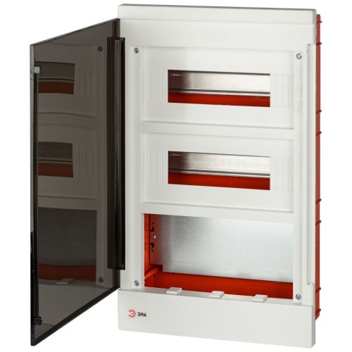 Щит распределительный со слаботочным отсеком MultiBox bs-24f встраиваемый пластиковый 24 модуля IP40 Эра Б0059317 Щит распределительный со слаботочным отсеком MultiBox bs-24f встраиваемый пластиковый 24 модуля IP40 Эра Б0059317