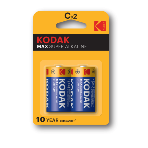 Элемент питания алкалиновый C/LR14 1.5В MAX SUPER Alkaline (блист.2шт) 30952836-RU1 KODAK Б0005123 Элемент питания алкалиновый C/LR14 1.5В MAX SUPER Alkaline (блист.2шт) 30952836-RU1 KODAK Б0005123
