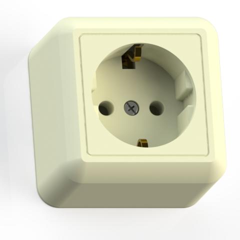 Розетка 1-м ОП Оптима РА16-376 16А IP20 с заземл. с монтаж. пластиной сл. кость Кунцево 8036 Розетка 1-м ОП Оптима РА16-376 16А IP20 с заземл. с монтаж. пластиной сл. кость Кунцево 8036
