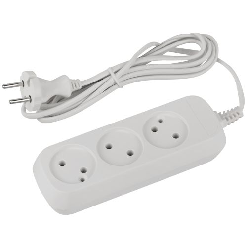 Удлинитель 3х1.5м без заземл. 6А IP20 GREEN LINE UDL-6-315 ШВВП 2х0.75 Эра Б0065043 Удлинитель 3х1.5м без заземл. 6А IP20 GREEN LINE UDL-6-315 ШВВП 2х0.75 Эра Б0065043