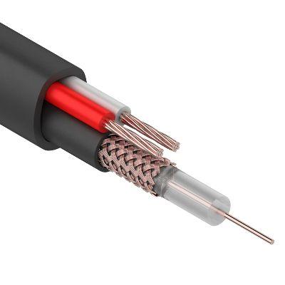 Кабель КВК-П-1.5+2х0.5 наруж.Ч бухта (м) REXANT 01-4013 Кабель КВК-П-1.5+2х0.5 наруж.Ч бухта (м) REXANT 01-4013