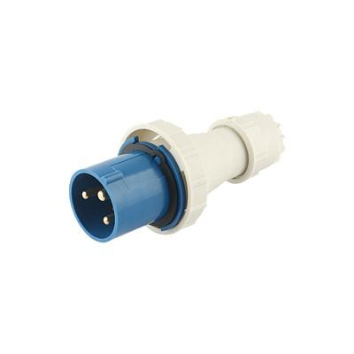 Вилка переносная PPC 033 2PPE 63А 220В IP67 JazzWay 5072398 Вилка переносная PPC 033 2PPE 63А 220В IP67 JazzWay 5072398