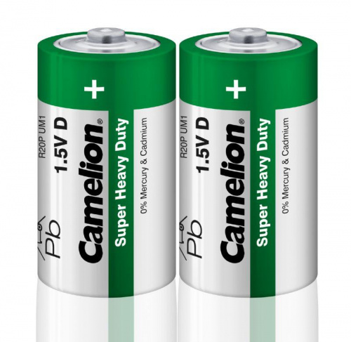 Элемент питания солевой D/R20 R20P-SP2G 1.5В SR-2 (уп.2шт) Camelion 1662 Элемент питания солевой D/R20 R20P-SP2G 1.5В SR-2 (уп.2шт) Camelion 1662