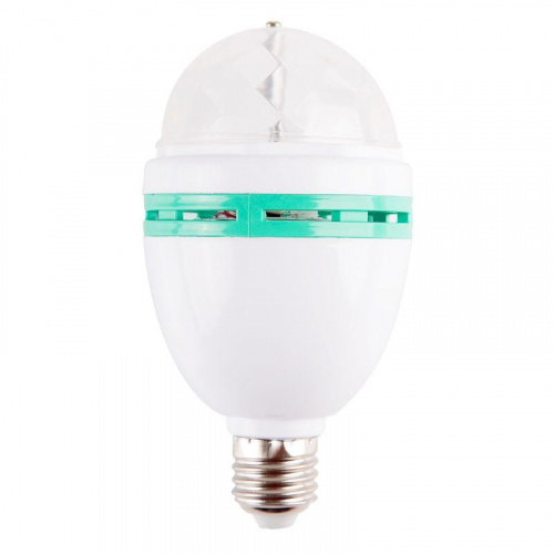 Лампа светодиодная "Диско" 6Вт 3LED RGB E27 230В IP20 80х80х195мм Neon-Night 601-253 Лампа светодиодная "Диско" 6Вт 3LED RGB E27 230В IP20 80х80х195мм Neon-Night 601-253