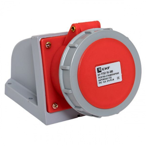 Розетка стационарная наружная 1152 3Р+РЕ+N 16А 380В IP67 PROxima EKF ps-1152-16-380 Розетка стационарная наружная 1152 3Р+РЕ+N 16А 380В IP67 PROxima EKF ps-1152-16-380