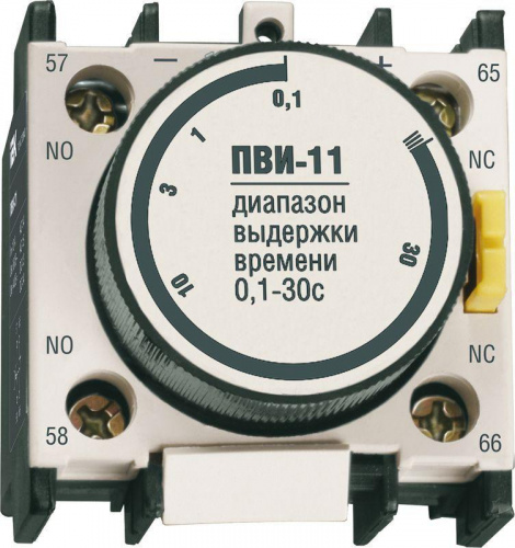 Приставка ПВИ 11 0.1-30сек 1НО+1НЗ KARAT IEK KPV10-11-1 Приставка ПВИ 11 0.1-30сек 1НО+1НЗ KARAT IEK KPV10-11-1
