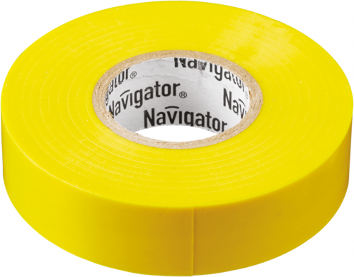 Изолента ПВХ 19мм (рул.20м) желт. NIT-A19-20/Y Navigator 71112 Изолента ПВХ 19мм (рул.20м) желт. NIT-A19-20/Y Navigator 71112