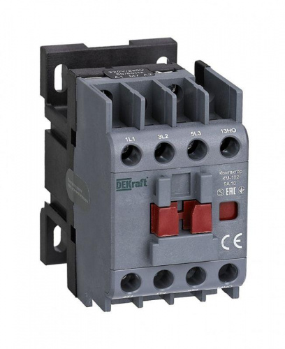 Контактор КМ-102 3п 9А кат. 230В AC 1НО AC-3 AC-4 DEKraft 22001DEK Контактор КМ-102 3п 9А кат. 230В AC 1НО AC-3 AC-4 DEKraft 22001DEK