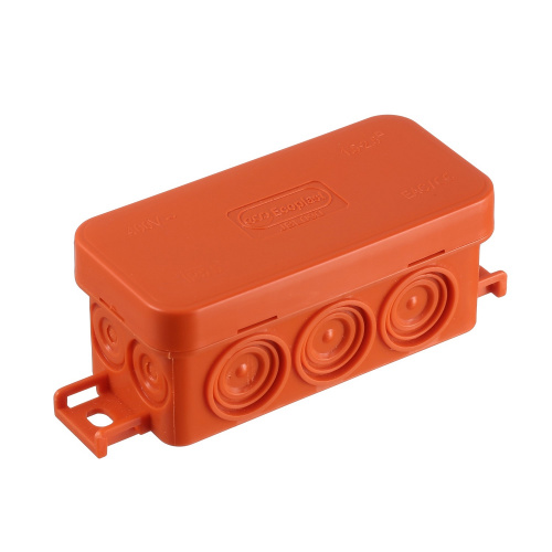 JBL090 Коробка огн. E110, о/п 90х42х40мм, без галогена, 10 вых., IP55, 2P, (0,15-2, 5мм²), цвет оранж. Экопласт JBL090 Коробка огн. E110, о/п 90х42х40мм, без галогена, 10 вых., IP55, 2P, (0,15-2, 5мм²), цвет оранж. Экопласт