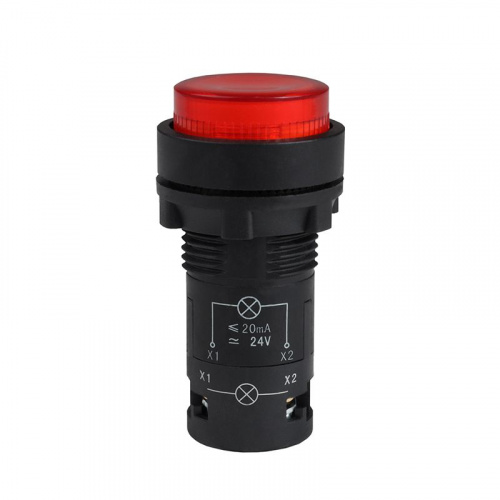 Кнопка с подсветкой OptiSignal Compact D22 С7-PL-B401 красн. 1НЗ 24В AC/DC XB7NW34B2 КЭАЗ 362086 Кнопка с подсветкой OptiSignal Compact D22 С7-PL-B401 красн. 1НЗ 24В AC/DC XB7NW34B2 КЭАЗ 362086