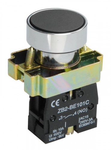 Кнопка LAY5-BA21 1НО без подсветки черн. KARAT IEK BBT60-BA-K02 Кнопка LAY5-BA21 1НО без подсветки черн. KARAT IEK BBT60-BA-K02