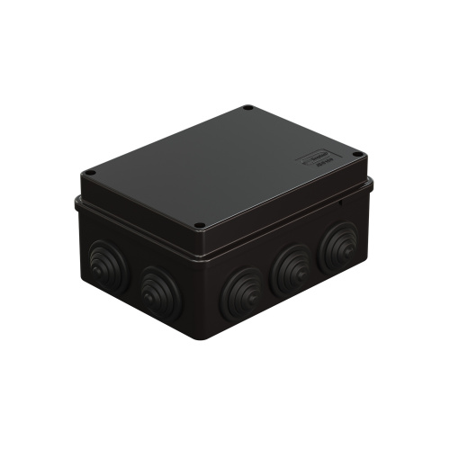 JBS150 Коробка распределительная о/п, 150х110х70мм 10 вых., IP55 цвет чёрный (упаковка DIY) Экопласт JBS150 Коробка распределительная о/п, 150х110х70мм 10 вых., IP55 цвет чёрный (упаковка DIY) Экопласт