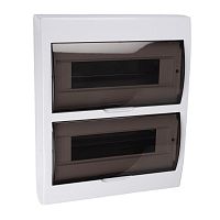Бокс модульный накладной PDB/W 1024 WH (ЩРН-П-24) IP41 пластик. JazzWay 5071698