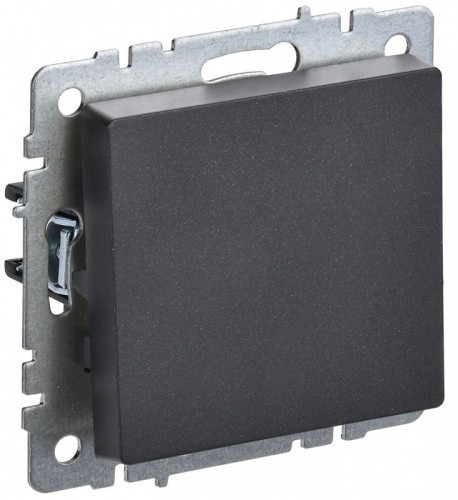 Выключатель 1-кл. СП BRITE ВС10-1-0-БрЧ 10А механизм черн. IEK BR-V10-0-10-K02 Выключатель 1-кл. СП BRITE ВС10-1-0-БрЧ 10А механизм черн. IEK BR-V10-0-10-K02