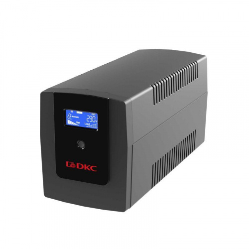 Источник бесперебойного питания ИБП Info LCD 1200В.А IEC C13 (4) USB + RJ45 DKC INFOLCD1200I Источник бесперебойного питания ИБП Info LCD 1200В.А IEC C13 (4) USB + RJ45 DKC INFOLCD1200I