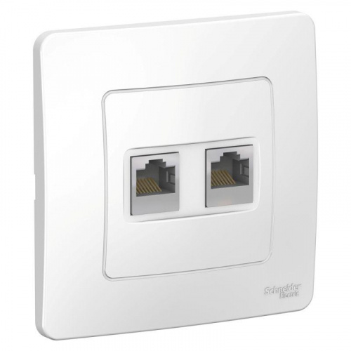 Розетка компьютерная 2-м СП Blanca RJ45 кат.5E бел. SE BLNIS045451 Розетка компьютерная 2-м СП Blanca RJ45 кат.5E бел. SE BLNIS045451