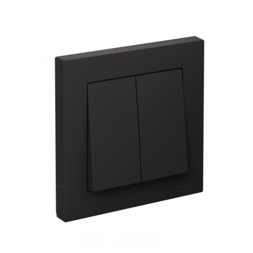 Выключатель 2-кл. СП AtlasDesign 10А IP20 (сх. 5) 10AX в сборе карбон SE ATN001052 Выключатель 2-кл. СП AtlasDesign 10А IP20 (сх. 5) 10AX в сборе карбон SE ATN001052