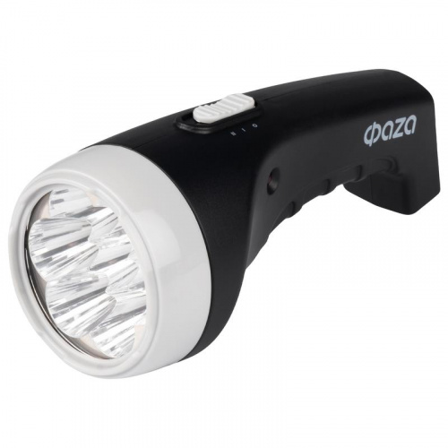 Фонарь аккумуляторный ручной AccuF2-L07-bk 7LED 2 режима: 100проц./25проц. аккум. 0.4А.ч выдвижная вилка индикатор зарядки черн. ФАZА 5000810 Фонарь аккумуляторный ручной AccuF2-L07-bk 7LED 2 режима: 100проц./25проц. аккум. 0.4А.ч выдвижная вилка индикатор зарядки черн. ФАZА 5000810