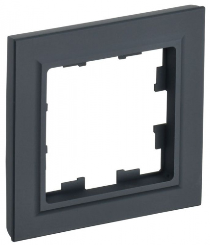 Рамка 1-м BRITE РУ-1-БрГ графит IEK BR-M12-K53 Рамка 1-м BRITE РУ-1-БрГ графит IEK BR-M12-K53