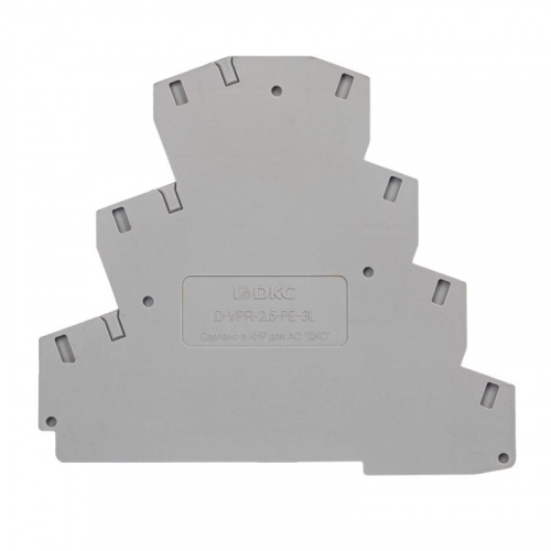 Изолятор торцевой для клеммы VPR-2.5-3L DKC D-VPR-2.5-3L Изолятор торцевой для клеммы VPR-2.5-3L DKC D-VPR-2.5-3L