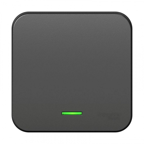 Выключатель 1-кл. ОП Blanca 10А IP20 (сх. 1) 250В с подсветкой с изолир. пластиной антрацит SE BLNVA101116 Выключатель 1-кл. ОП Blanca 10А IP20 (сх. 1) 250В с подсветкой с изолир. пластиной антрацит SE BLNVA101116