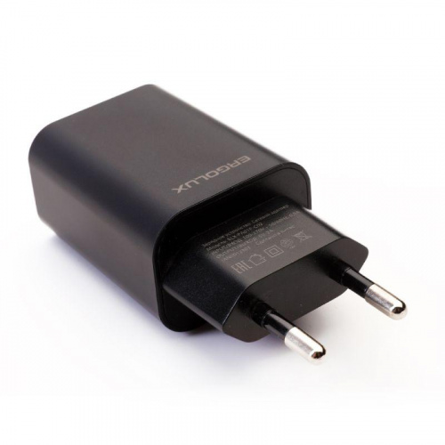 Адаптер сетевой ELX-РA01P-C02 ПРОМО 1USB 100-220В 5в/2А пакет черн. ERGOLUX 15107 Адаптер сетевой ELX-РA01P-C02 ПРОМО 1USB 100-220В 5в/2А пакет черн. ERGOLUX 15107