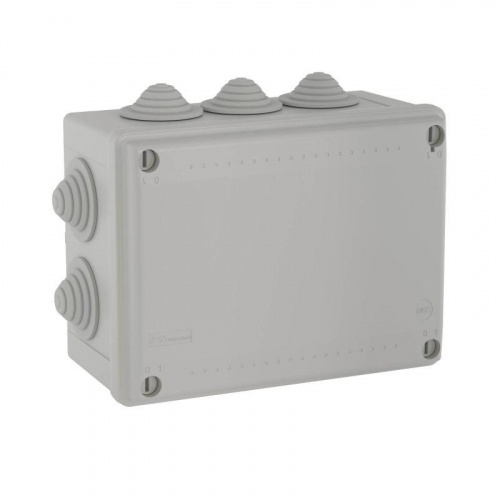 Коробка распределительная ОП 190х140х70мм IP55 10 каб. ввод DKC 54100 Коробка распределительная ОП 190х140х70мм IP55 10 каб. ввод DKC 54100