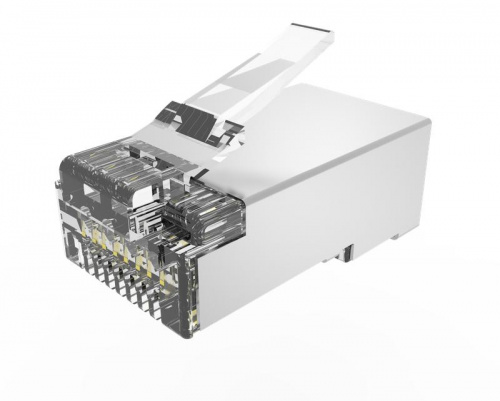 Коннектор RJ45(8P8C) кат.6 экранир. универс. (уп.100шт) TOKOV ELECTRIC TKE-CNR-623-STP Коннектор RJ45(8P8C) кат.6 экранир. универс. (уп.100шт) TOKOV ELECTRIC TKE-CNR-623-STP