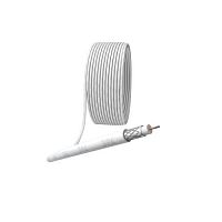 Кабель коаксиальный RG-6U CCS/оплетка Al 48% PVC 75Ом бел. (м) RL-48-PVC100 Simple Эра Б0044596