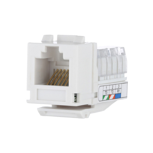 RJ-45 Модуль инф.розетки 110/Krone 5e кат., бел., LK45 (856100) RJ-45 Модуль инф.розетки 110/Krone 5e кат., бел., LK45 (856100)