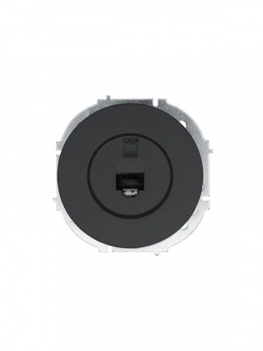 Розетка компьютерная СП OSEN RJ45 кат.6 механизм черн. бархат LEZARD 743-4288-140 Розетка компьютерная СП OSEN RJ45 кат.6 механизм черн. бархат LEZARD 743-4288-140