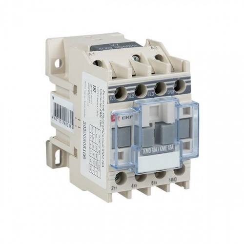 Контактор КМЭ-1 18А кат. 400В AC 1НО EKF ctr-s-18-380 Контактор КМЭ-1 18А кат. 400В AC 1НО EKF ctr-s-18-380