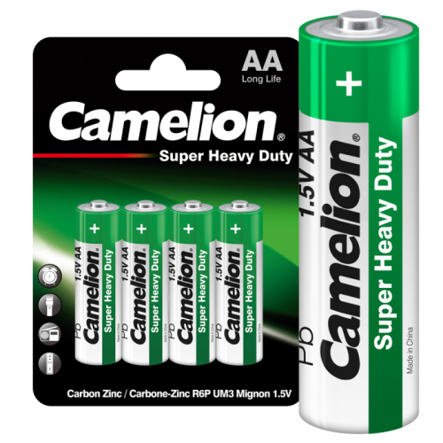 Элемент питания солевой AA/R6 BL-4 (блист.4шт) Camelion 1669 Элемент питания солевой AA/R6 BL-4 (блист.4шт) Camelion 1669