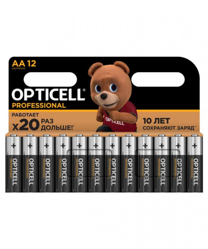 Элемент питания алкалиновый AA/LR6 (блист. 12шт) Professional Opticell 5052005 Элемент питания алкалиновый AA/LR6 (блист. 12шт) Professional Opticell 5052005