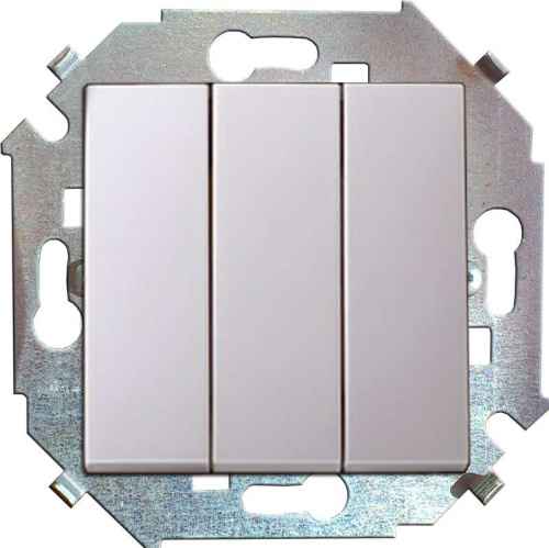 Выключатель 3-кл. СП Simon 15 16А IP20 винтов. зажим механизм бел. Simon 1591391-030 Выключатель 3-кл. СП Simon 15 16А IP20 винтов. зажим механизм бел. Simon 1591391-030