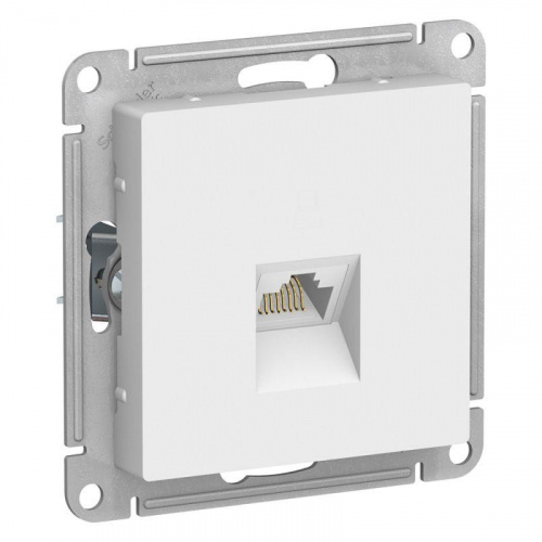 Розетка компьютерная AtlasDesign RJ45 кат.6A механизм бел. SE ATN000186 Розетка компьютерная AtlasDesign RJ45 кат.6A механизм бел. SE ATN000186