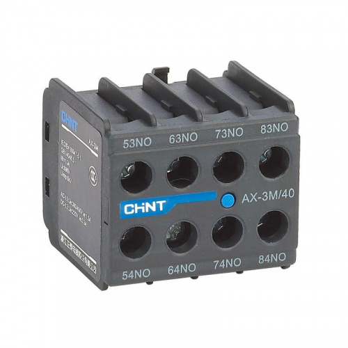 Приставка доп. контакты AX-3M/22 к контактору NXC-06M~12M CHINT 925186 Приставка доп. контакты AX-3M/22 к контактору NXC-06M~12M CHINT 925186