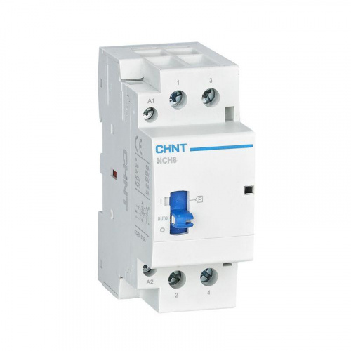 Контактор модульный NCH8-16M/20 AC 220-240В 50/60Гц ручное управление (R) CHINT 257400 Контактор модульный NCH8-16M/20 AC 220-240В 50/60Гц ручное управление (R) CHINT 257400