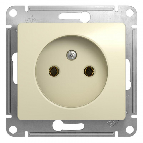 Розетка 1-м СП Glossa 16А IP20 без заземл. механизм беж. SE GSL000241 Розетка 1-м СП Glossa 16А IP20 без заземл. механизм беж. SE GSL000241