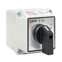 Переключатель кулачковый ПК-3-13 3П 25А "ВКЛ-ВЫКЛ" IP54 EKF pk-3-13-25