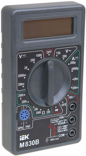 Мультиметр цифровой Universal M830B IEK TMD-2B-830 Мультиметр цифровой Universal M830B IEK TMD-2B-830
