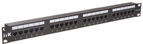 Патч-панель 1U кат.5E UTP 24 порта Dual IDC ITK PP24-1UC5EU-D05 Патч-панель 1U кат.5E UTP 24 порта Dual IDC ITK PP24-1UC5EU-D05