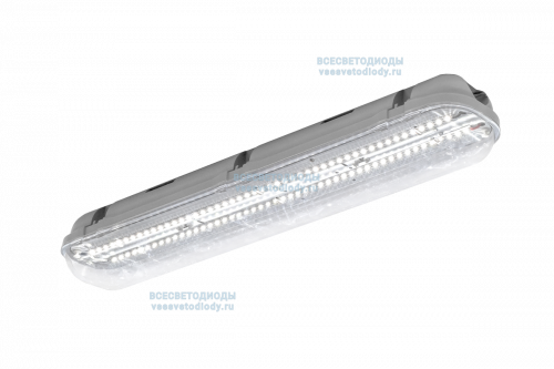 Cветильник АЙСБЕРГ МИНИ VS104 20W-2500Lm 5000-5500К ПРОЗРАЧНЫЙ IP65 с БАП (vsesv) на 3 часа