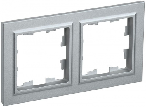 Рамка 2-м BRITE РУ-2-БрА алюм. IEK BR-M22-K47 Рамка 2-м BRITE РУ-2-БрА алюм. IEK BR-M22-K47