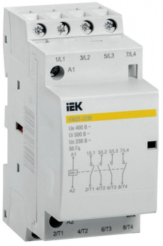 Контактор модульный КМ25-22М AC KARAT IEK MKK11-25-22 Контактор модульный КМ25-22М AC KARAT IEK MKK11-25-22